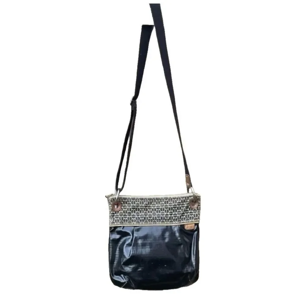 Fossil Key-Per medium black crossbody bag. - Picture 7 of 7